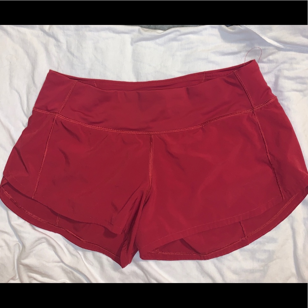 Lululemon shorts Red sz 4
